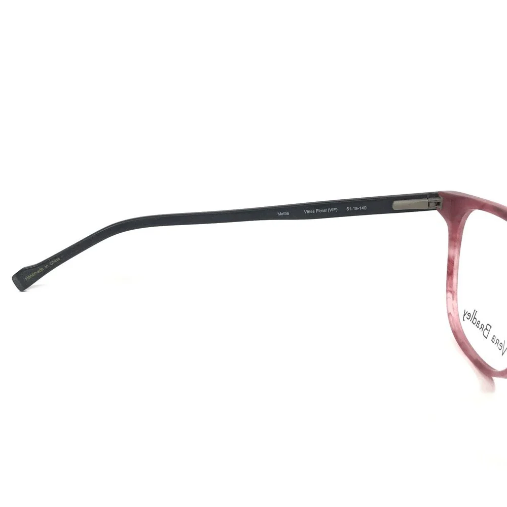 Vera Bradley Eyeglasses Frames Mattie Vines Floral VIF Purple Green 51-18-140